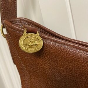 Brahmin Vintage Brown Leather Shoulder Bag